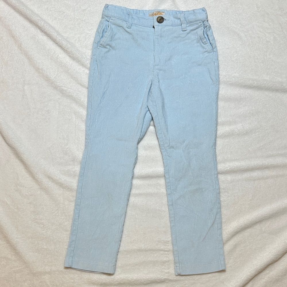 The Beaufort Bonnet Company girls blue cord skinny pant size 7